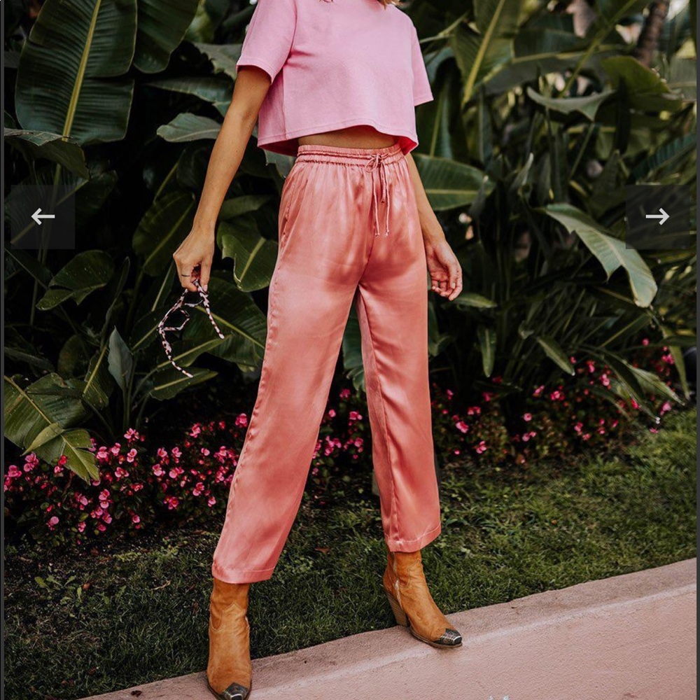 NWT Bobbie wren silk pants